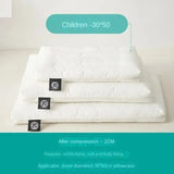 Pure Cotton Low Loft Pillow Cervical Support Adult Male and Female Students Single Soft Ultra-Thin Girl's Low Flat Pillow Inner Allen Cozy Haven Store