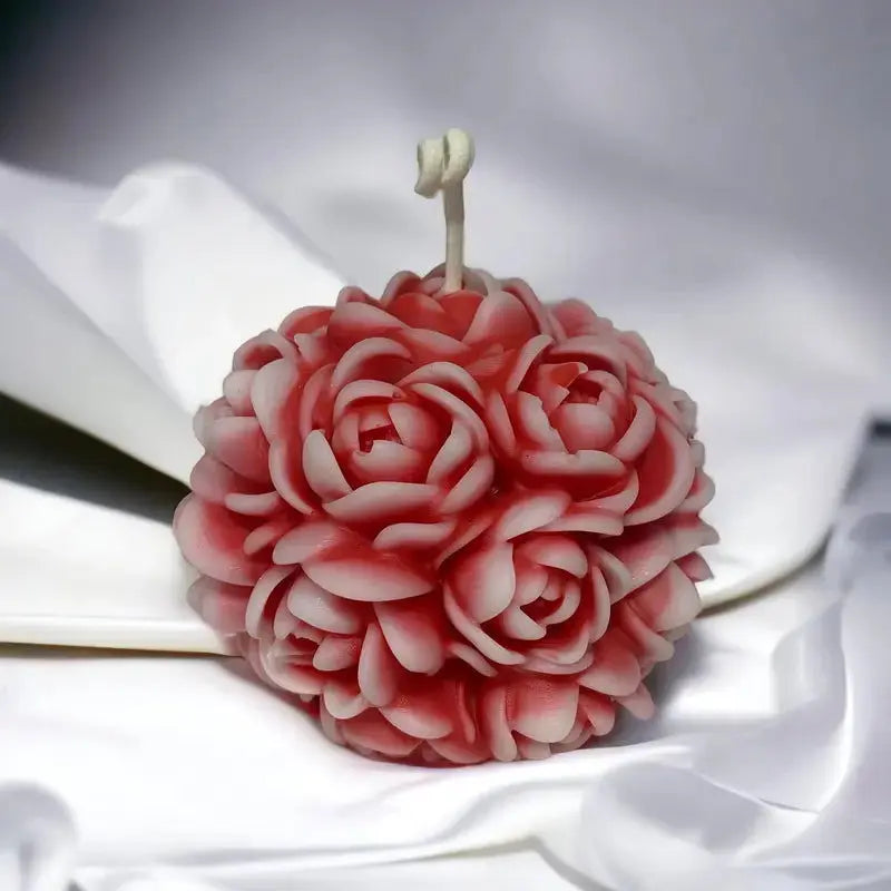 Rose-Inspired Candle | Elegant Home Decor Accent-Allen Cozy Haven Store