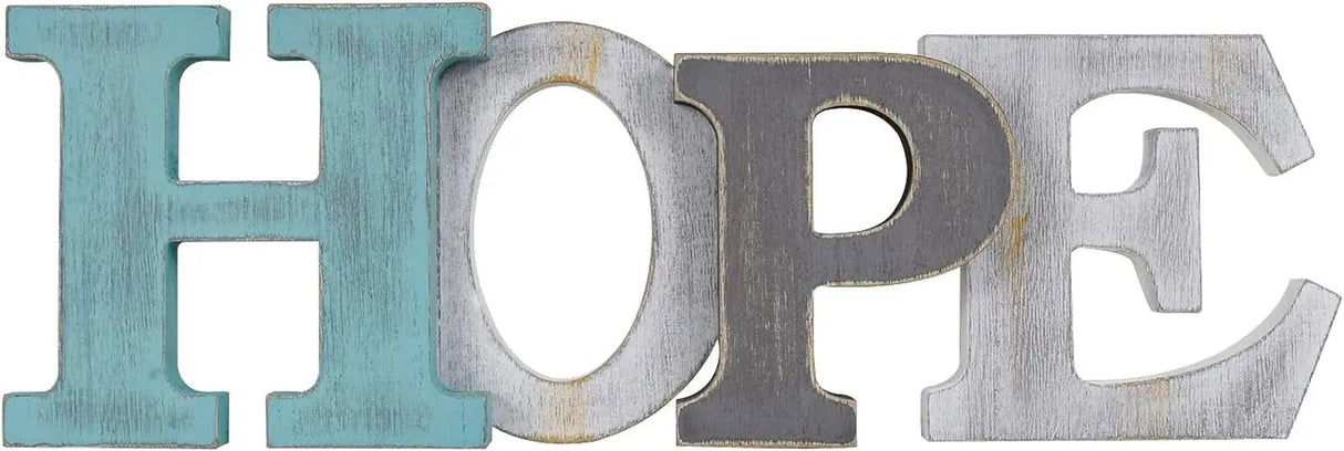 Rustic Home Decor - Decorative Block Letter Wall Art for Home Decoration-Allen Cozy Haven Store