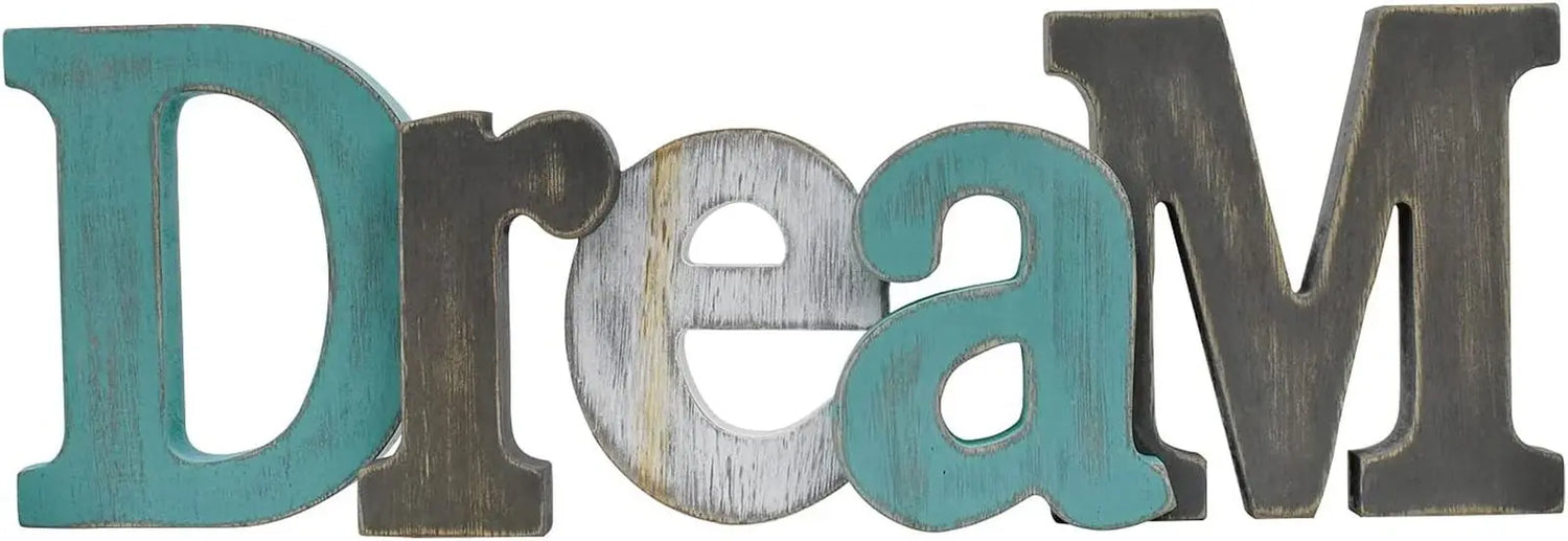 Rustic Home Decor - Decorative Block Letter Wall Art for Home Decoration-Allen Cozy Haven Store