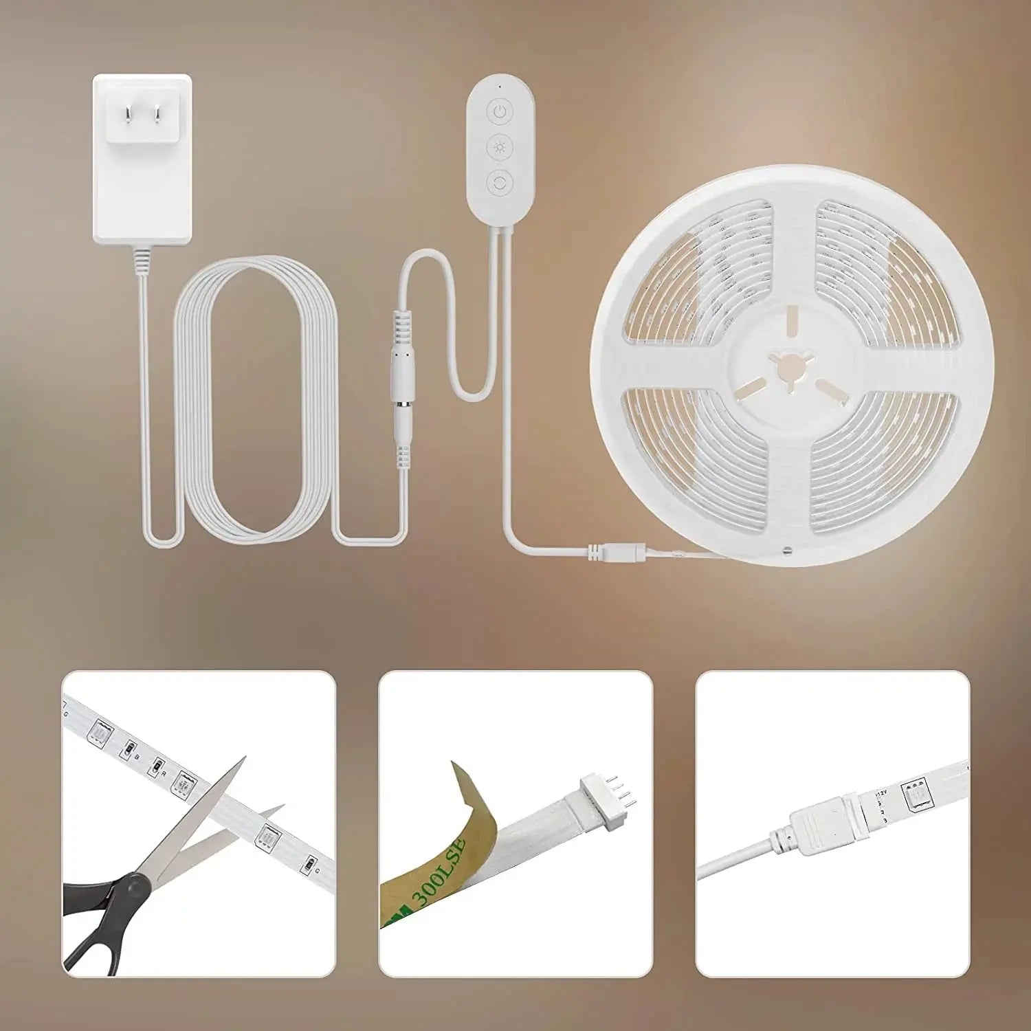 SL2W 16Ft Smart LED Strip Lights - App-Controlled RGB Color Changing Lights Compatible with Alexa and Google Assistant for Bedroom Ambiance-Allen Cozy Haven Store