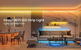SL2W 16Ft Smart LED Strip Lights - App-Controlled RGB Color Changing Lights Compatible with Alexa and Google Assistant for Bedroom Ambiance-Allen Cozy Haven Store