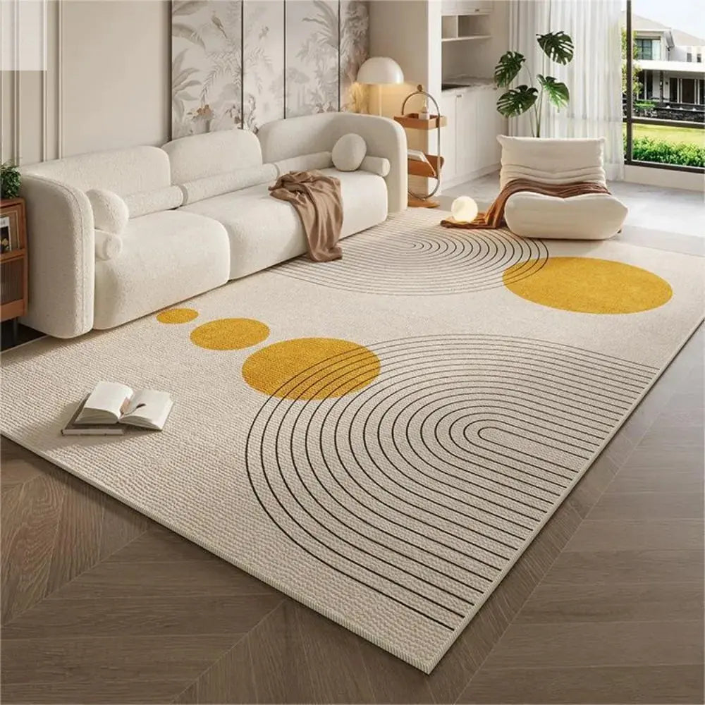 Simple Style Carpets for Living Room Rugs Customizable Bedroom Decor Home Crystal Velvet Lounge Big Size Floor Mats Dining Room Allen Cozy Haven Store