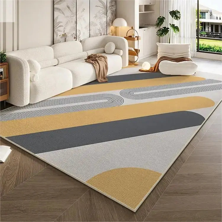Simple Style Carpets for Living Room Rugs Customizable Bedroom Decor Home Crystal Velvet Lounge Big Size Floor Mats Dining Room Allen Cozy Haven Store