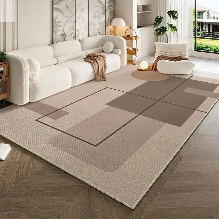 Simple Style Carpets for Living Room Rugs Customizable Bedroom Decor Home Crystal Velvet Lounge Big Size Floor Mats Dining Room Allen Cozy Haven Store
