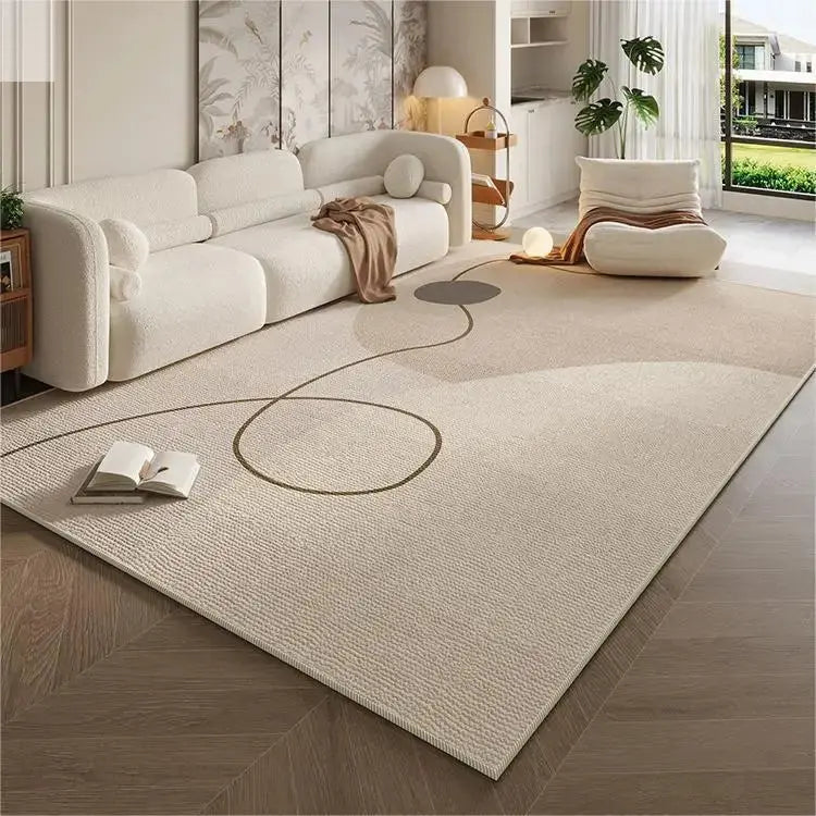 Simple Style Carpets for Living Room Rugs Customizable Bedroom Decor Home Crystal Velvet Lounge Big Size Floor Mats Dining Room Allen Cozy Haven Store