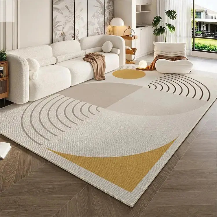 Simple Style Carpets for Living Room Rugs Customizable Bedroom Decor Home Crystal Velvet Lounge Big Size Floor Mats Dining Room Allen Cozy Haven Store
