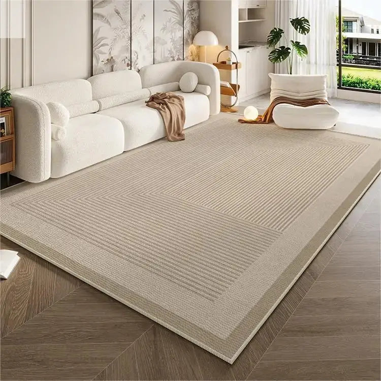 Simple Style Carpets for Living Room Rugs Customizable Bedroom Decor Home Crystal Velvet Lounge Big Size Floor Mats Dining Room Allen Cozy Haven Store