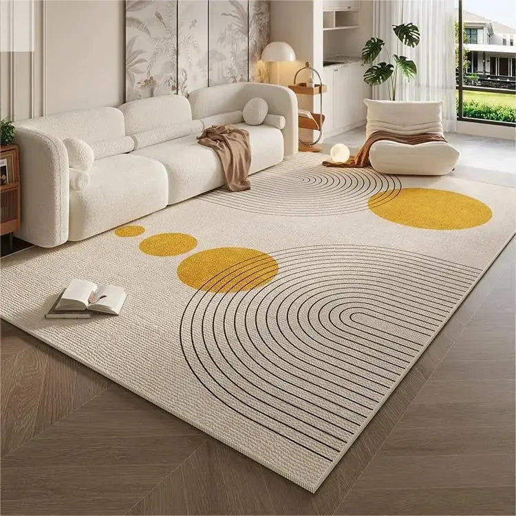 Simple Style Carpets for Living Room Rugs Customizable Bedroom Decor Home Crystal Velvet Lounge Big Size Floor Mats Dining Room Allen Cozy Haven Store
