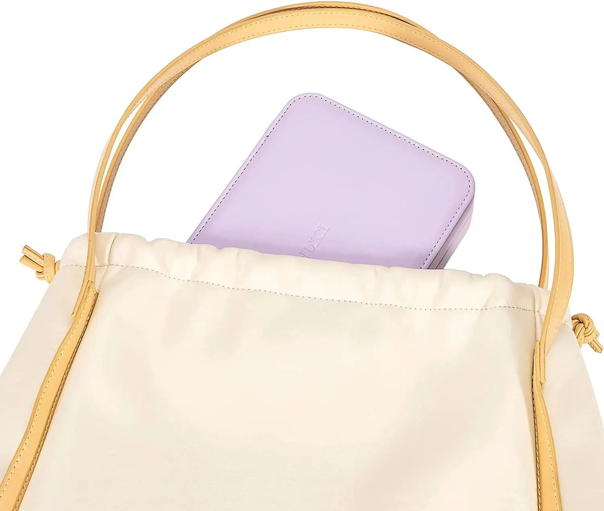 Elegant Lavender PU Leather Jewelry Organizer Case for Women and Girls-Allen Cozy Haven Store