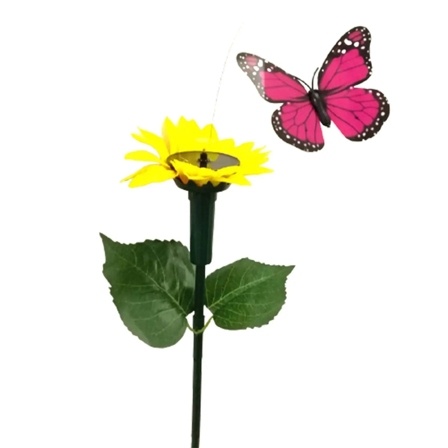Solar-Powered Garden Stake Decor Featuring Fluttering Butterflies and Hummingbirds-Allen Cozy Haven Store