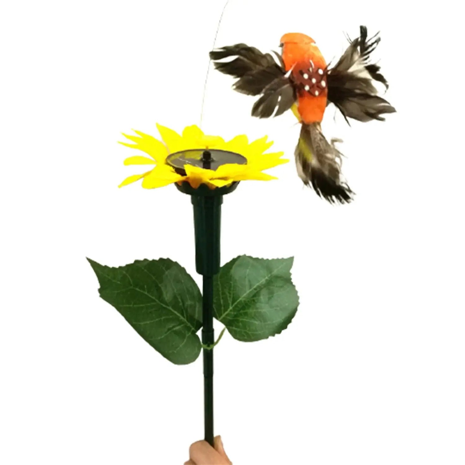 Solar-Powered Garden Stake Decor Featuring Fluttering Butterflies and Hummingbirds-Allen Cozy Haven Store