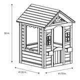 Sunny 3' x 3' Wooden Playhouse for Versatile Indoor and Outdoor Enjoyment (Wayfair Exclusive)-Allen Cozy Haven Store