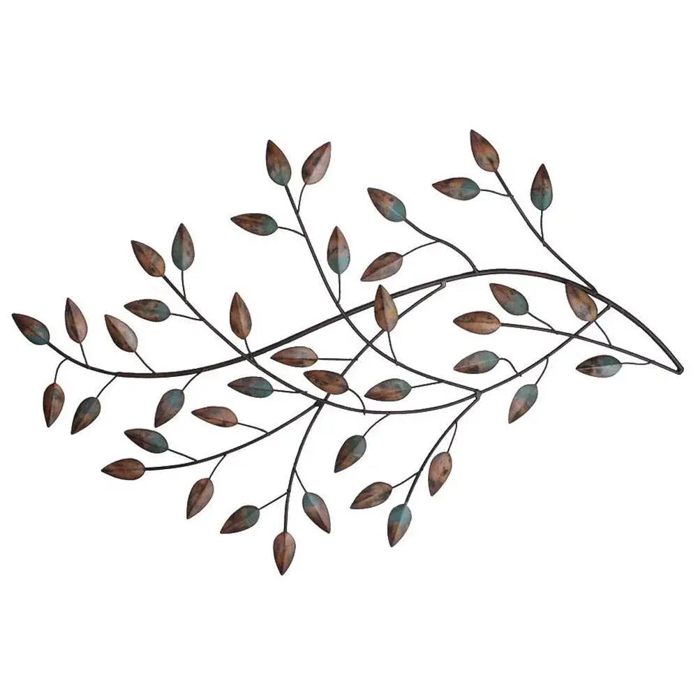 Transitional Multicolor Leaf-Inspired Wall Art-Allen Cozy Haven Store