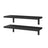 Wood Floating Shelves Set of 2 Farmhouse Style Shelf for Wall Decor  Bedroom Bathroom Storage Shelves Living Room Book Shelves Allen Cozy Haven Store